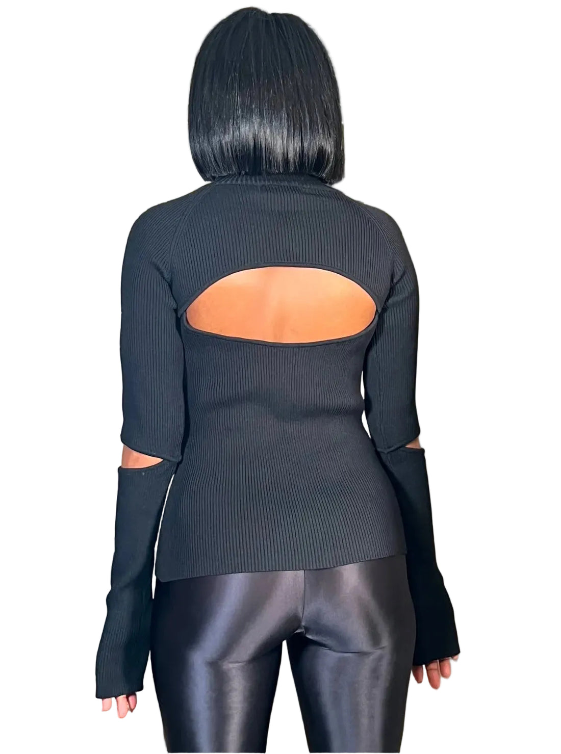 The Slash Ribbed Sweater